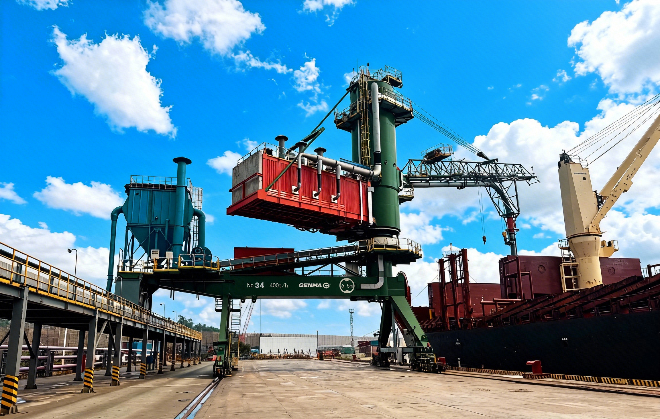 “GENMA給力！”客戶錦旗詮釋GENMA氣力卸船機(jī)六個(gè)“真本事”(圖3)